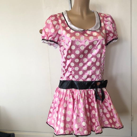 open lace back dress Amazon.com: Party City Minnie Mouse Costume for Women - Disney Costume  Includes Dress, & Minnie Ear Headband main image 1